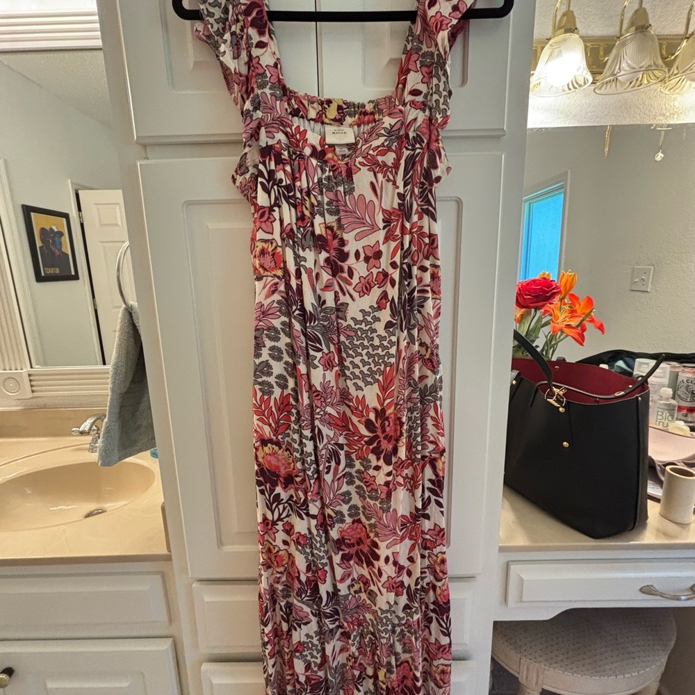 Knox Rose Pink and Purple Floral Dress